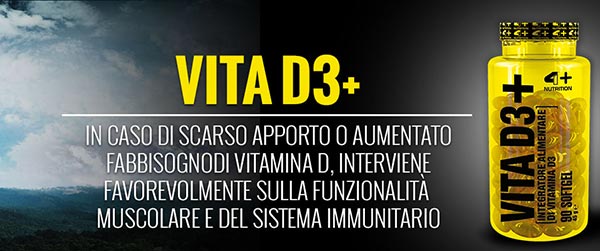 vita d3 Ergänzung von Vitamin D3 hervorragend zur Stimulierung der Proteinsynthese und Regeneration von Knorpel, hergestellt durch 4+ Nutrition
