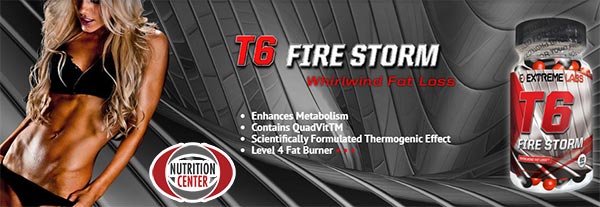 T6 Fire Storm metabolisches und entwässerndes Abnehmen auf Basis von Pflanzenextrakten und Vitaminen