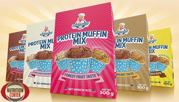 Franky's Bakery Protein Muffin zubereitet in Proteinpulver zur Zubereitung leckerer Low Carb Leckereien