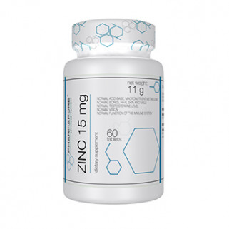 zinc 15mg 60tab pharmapure