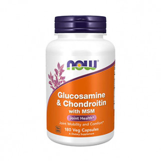 glucosamina condroitina msm 180cps now foods