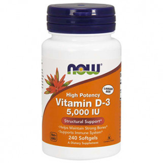 vitamin d3 5000 iu 240cps now foods