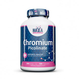 Chromium Picolinate 200mcg 100cp haya labs