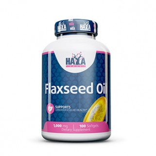 flax seed oil organic 100cps haya labs