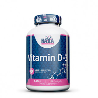 Vitamin D-3 5000IU 100cps haya labs