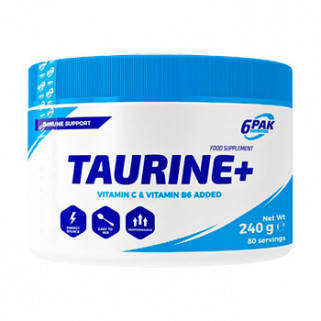Taurine+ 240 gr 6 pack nutrition