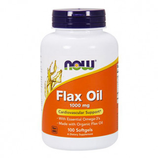flax oil 100 pearls now foods