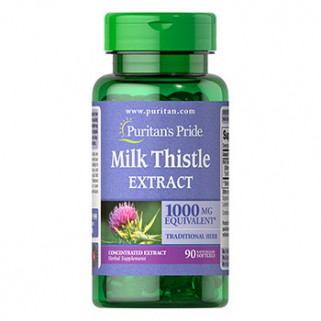 Milk Thistle Extract 1000mg 90cps puritan's pride