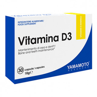 Vitamina D3
30 capsule yamamoto nutrition