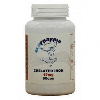 ferro chelato 15mg 90cps blu pharma