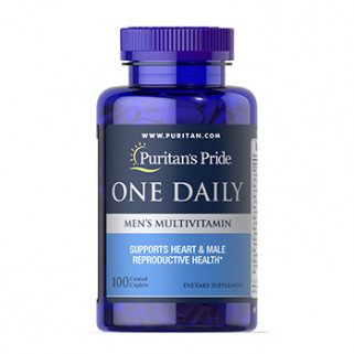 One Daily Men's Multivitamin 100cps puritans pride