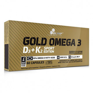 GOLD Omega-3 D3+K2 60cps olimp nutrition