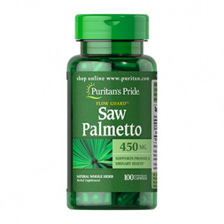 Saw Palmetto 450mg 100cps puritan's pride