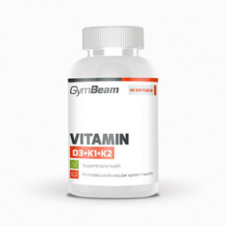 Vitamin D3 + K1 + K2 60cps gymbeam